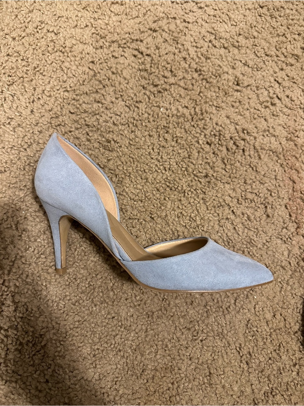 Apt. 9 Pale Blue Suede D'Orsay Pointed-Toe Pump